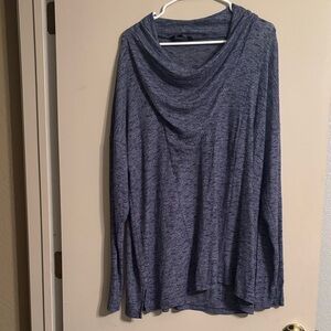 Simply Vera Vera Wang Blue Long Sleeve Top